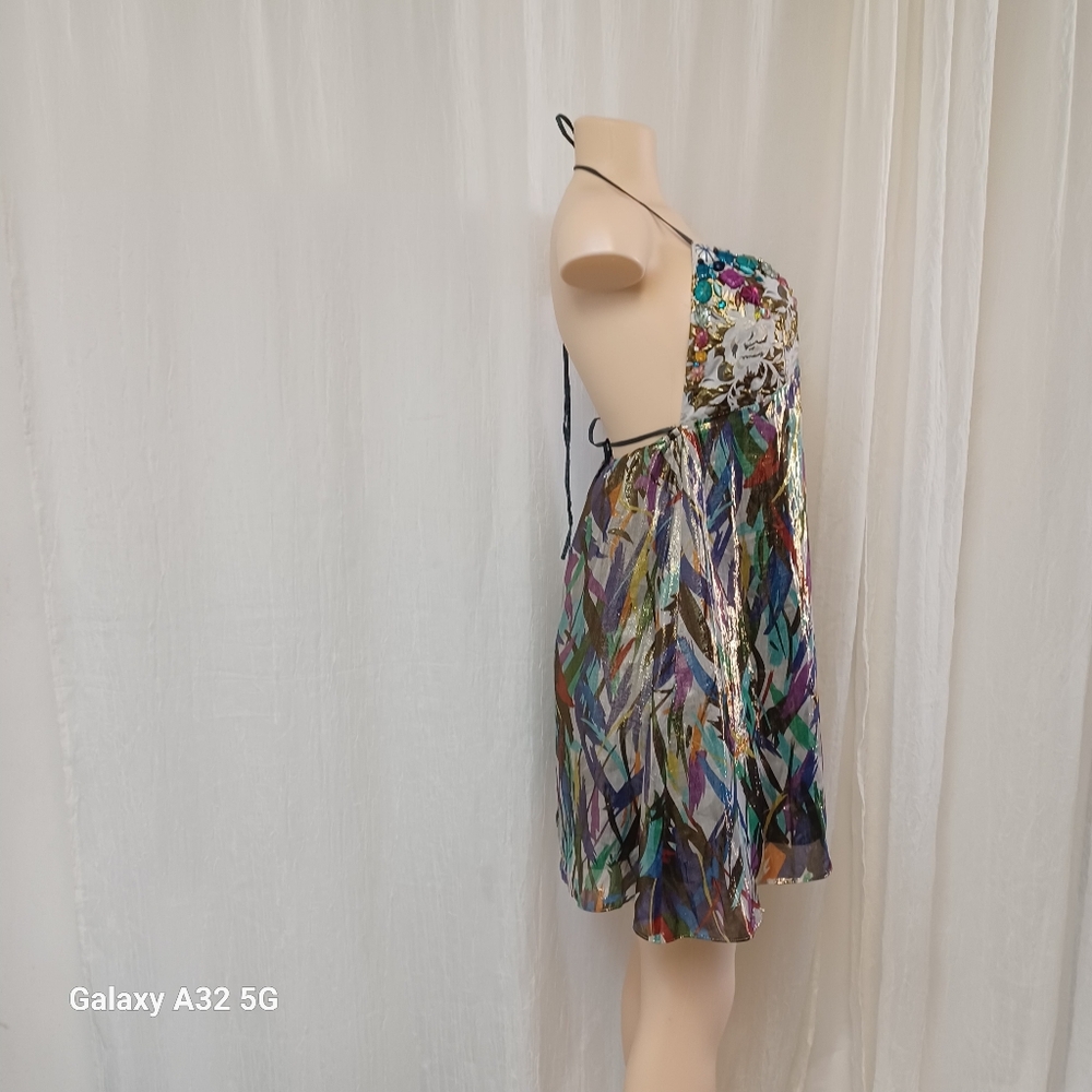 Meghan Los Angeles Women Size 6  Multicolor Abstract Dress - Picture 7 of 15